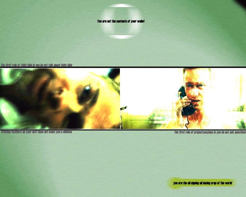 Fight Club and Project Mayhem quotes