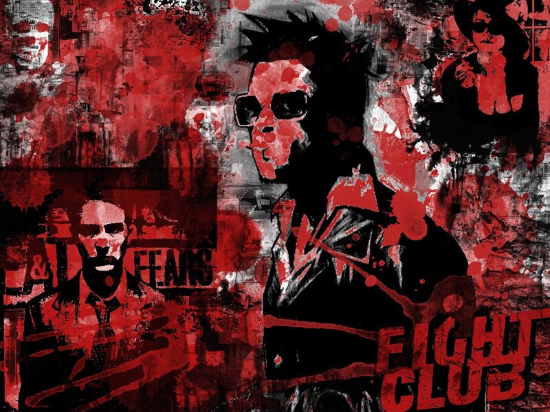 Fight Club collage art