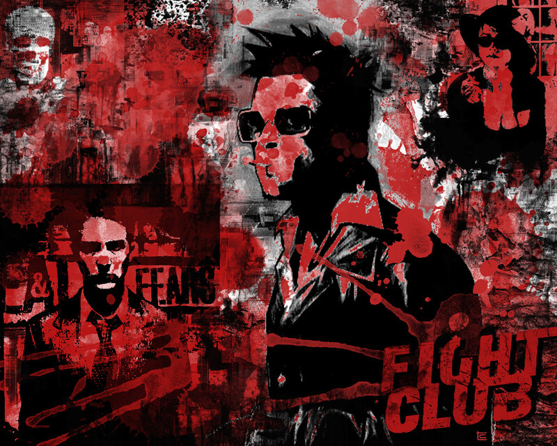 Fight Club collage artwork