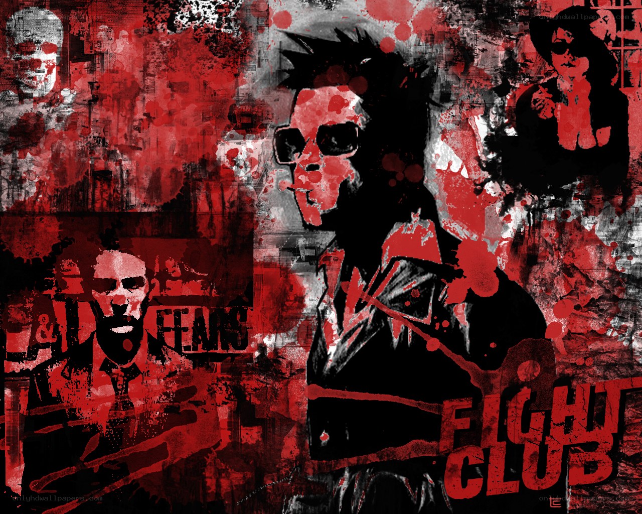 Fight Club collage artwork