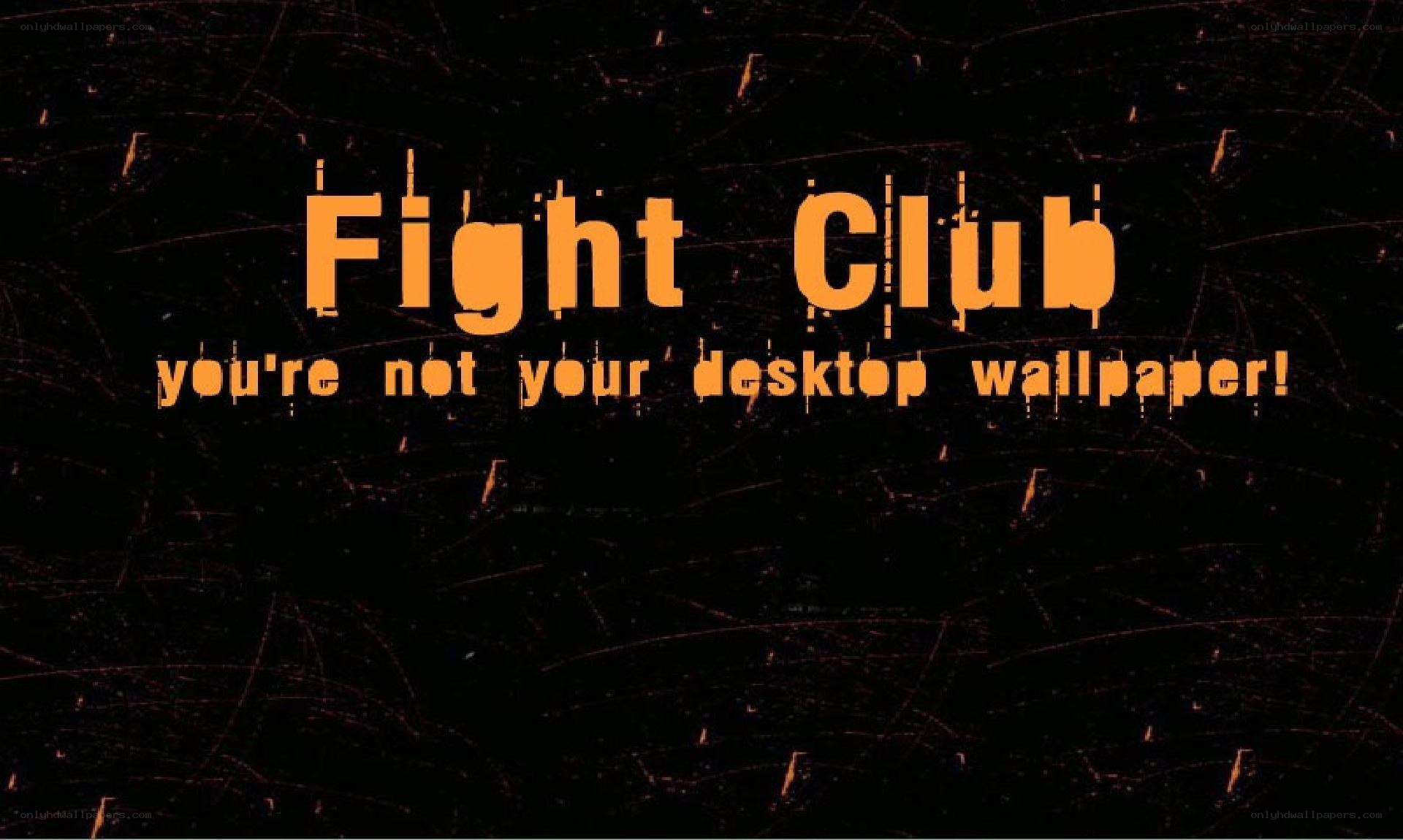 Fight Club desktop wallpaper