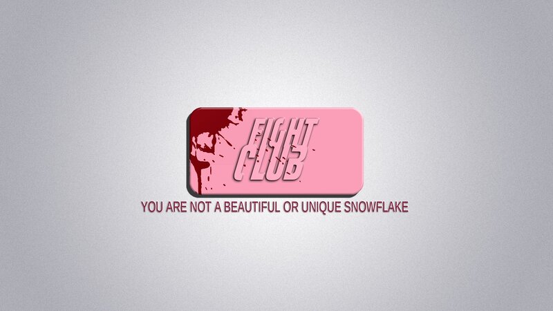 Fight Club Logo — Pink