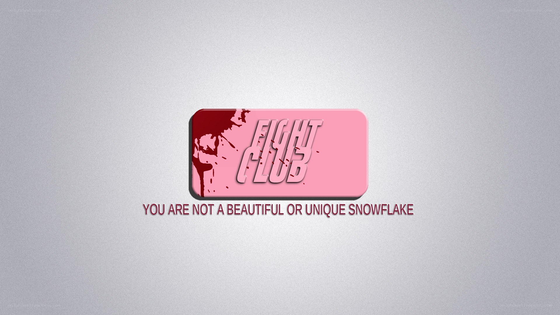 Fight Club logo with quote