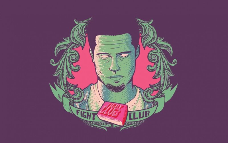 Fight Club movie poster art