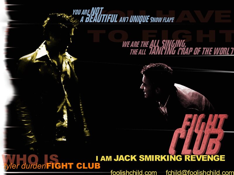 Fight Club promotional poster