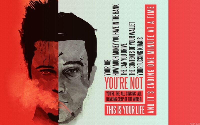 Fight Club quote poster