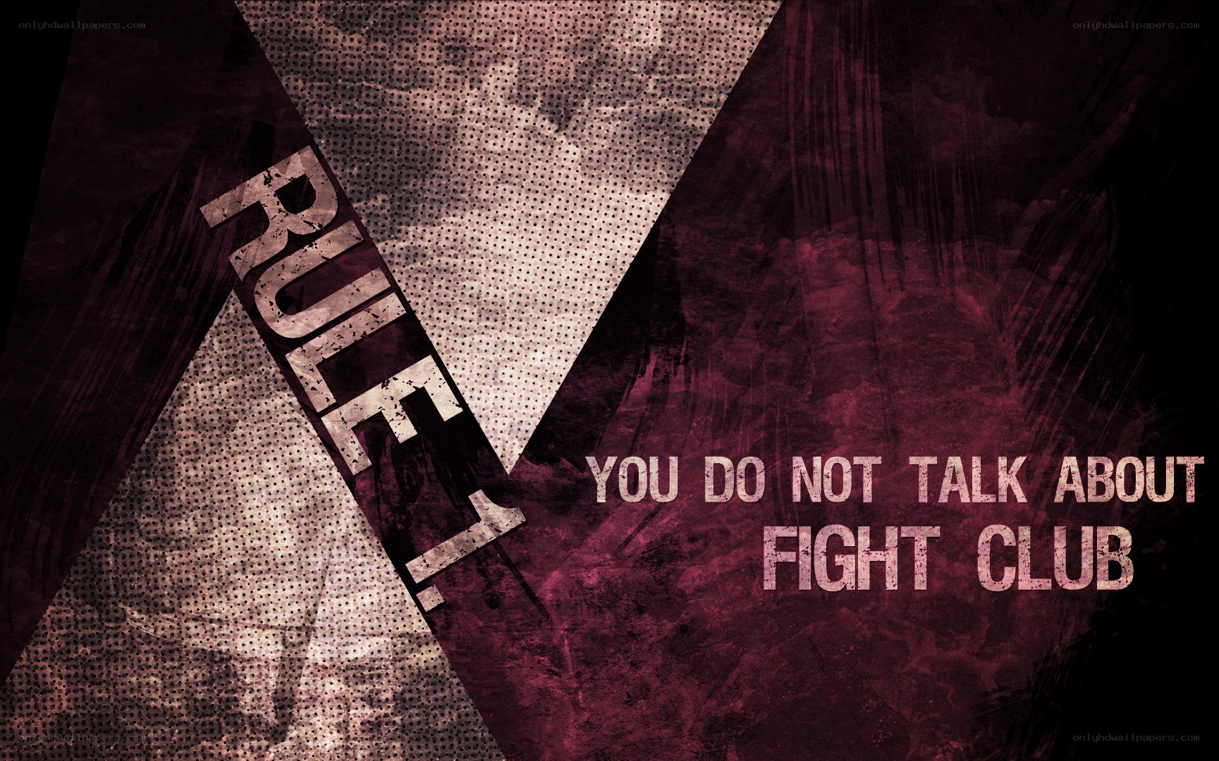 Fight Club rule graphic