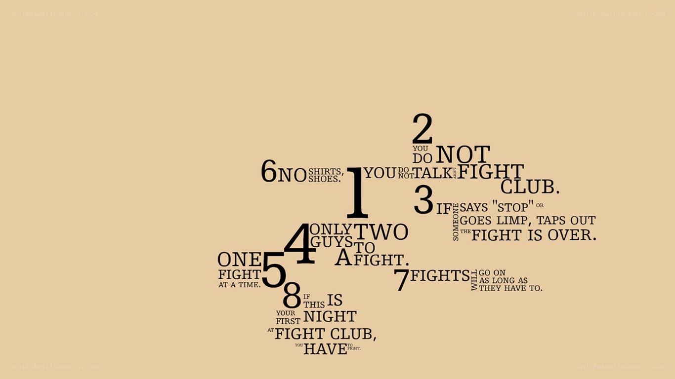 fight club rules