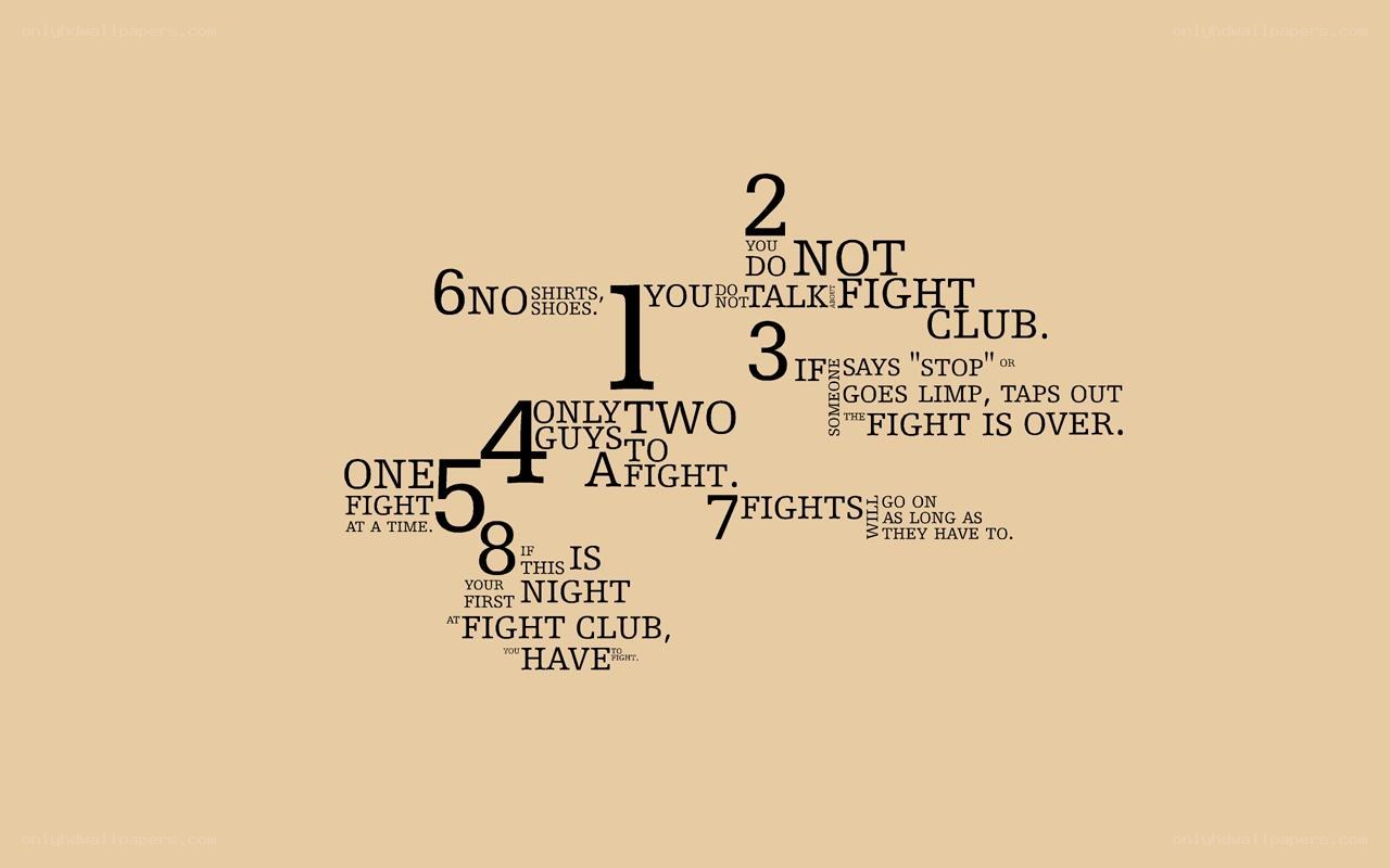 fight club rules