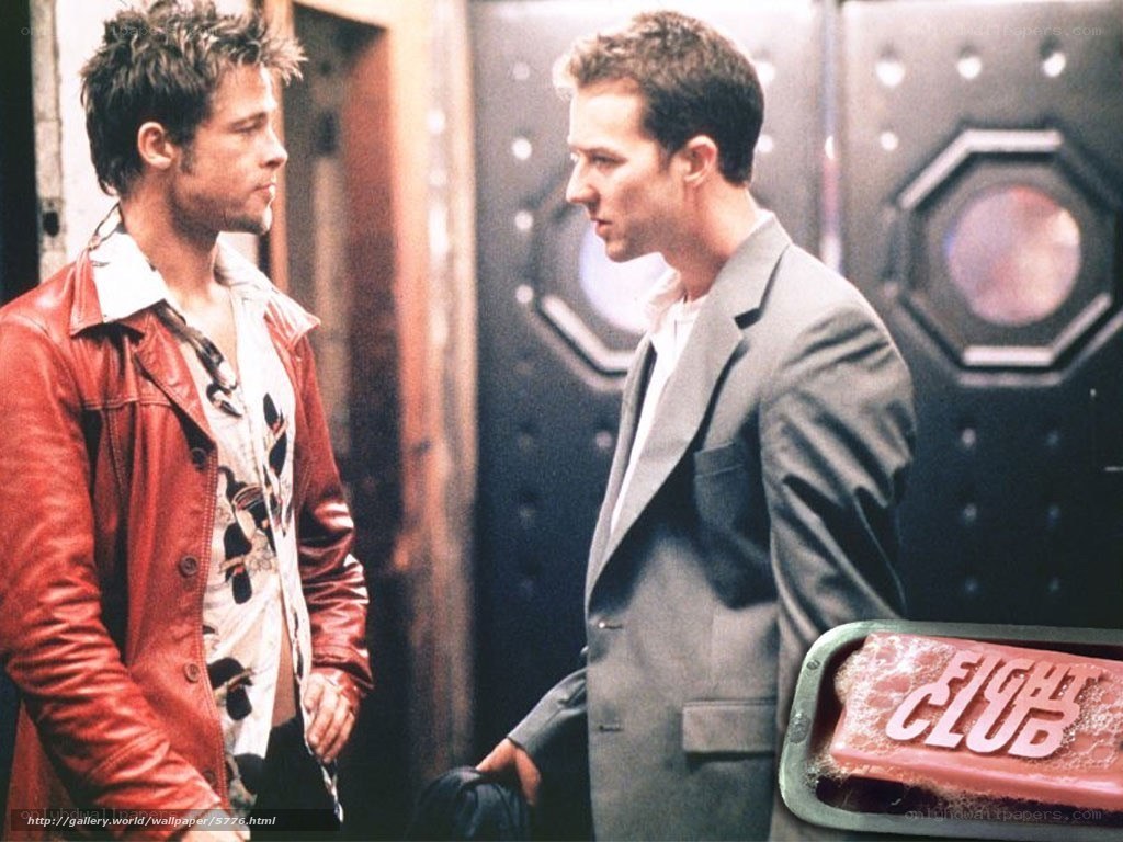 Fight Club scene with soap