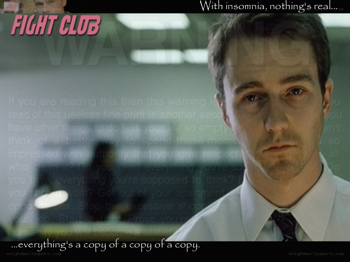 Fight Club warning text