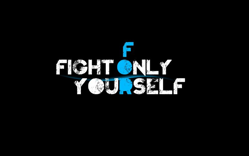 fight only yourself text