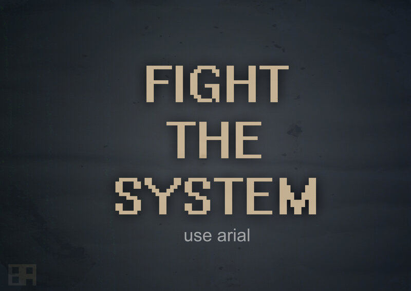 fight the system text