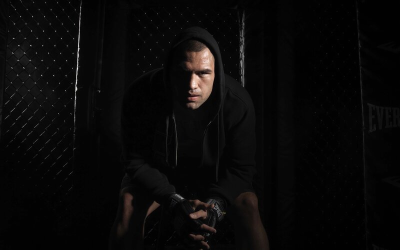 fighter in the octagon
