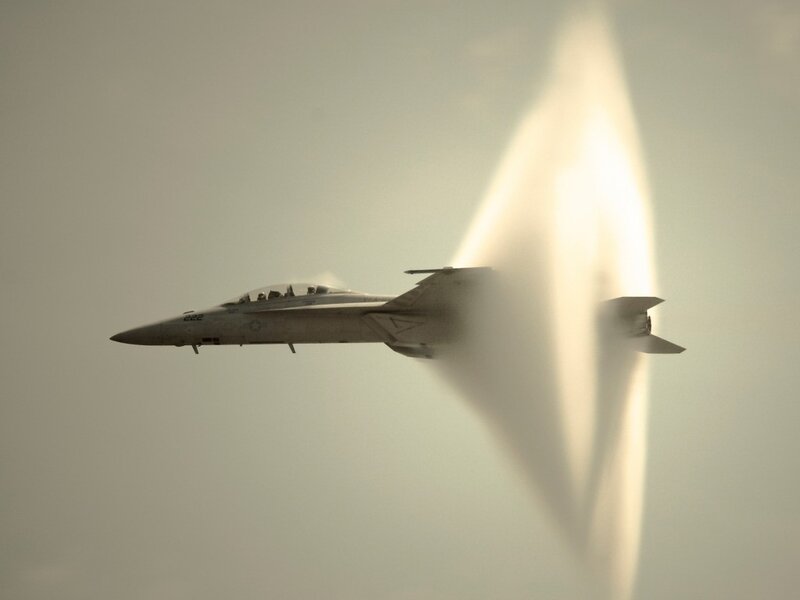 Fighter Jet Breaking Sound Barrier — Sonic Boom