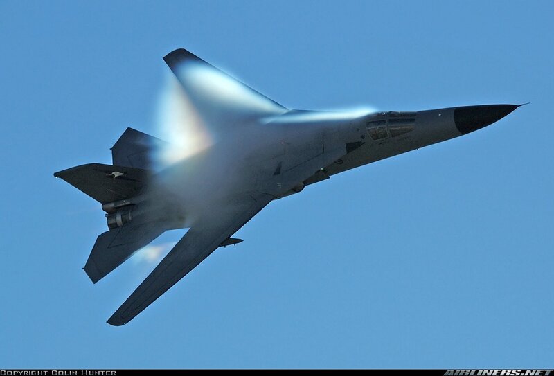 fighter jet breaking sound barrier
