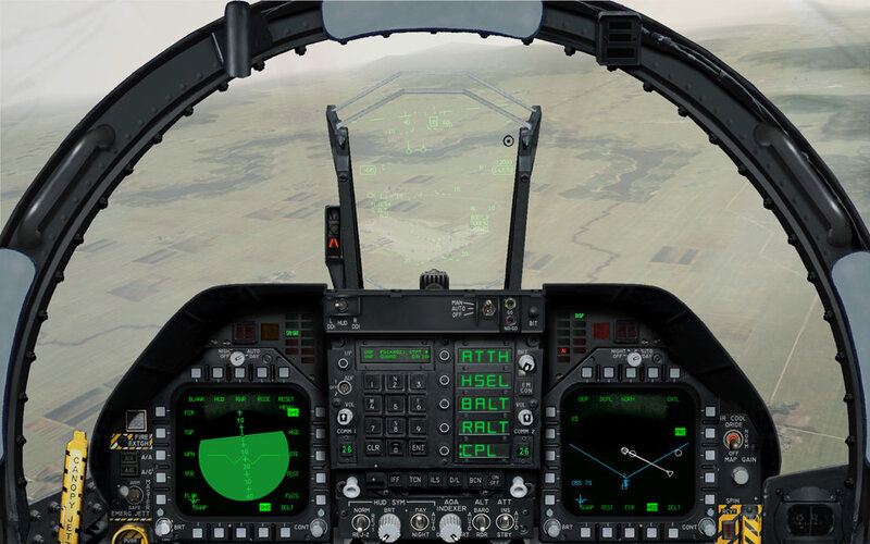 Fighter Jet Cockpit — Black