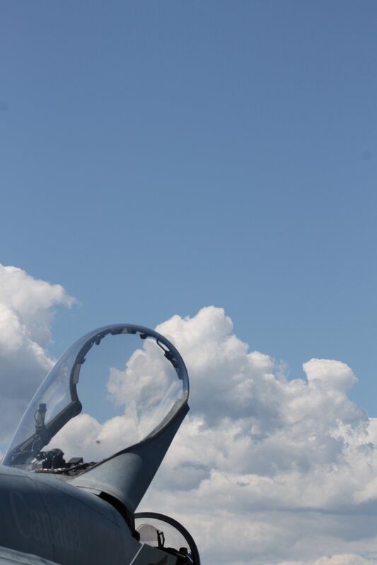 Fighter Jet Cockpit — Blue, Clear