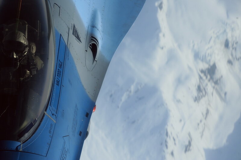 Fighter Jet Cockpit — Blue, Dramatic, Photograph, Pilot