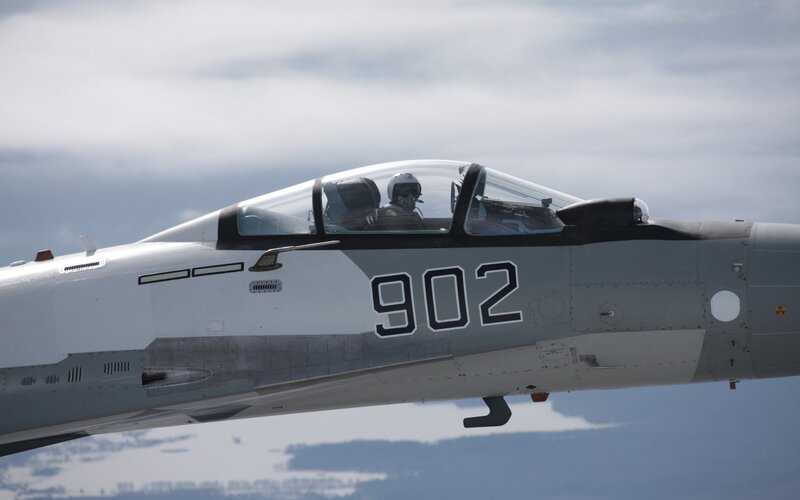 Fighter Jet Cockpit — Gray, Dramatic, Afternoon, Photograph, Pilot