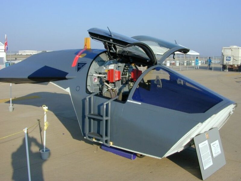 Fighter Jet Cockpit — Gray, Neutral