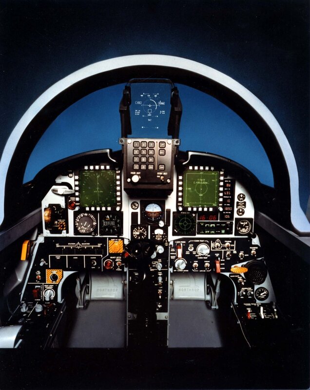 fighter jet cockpit interior