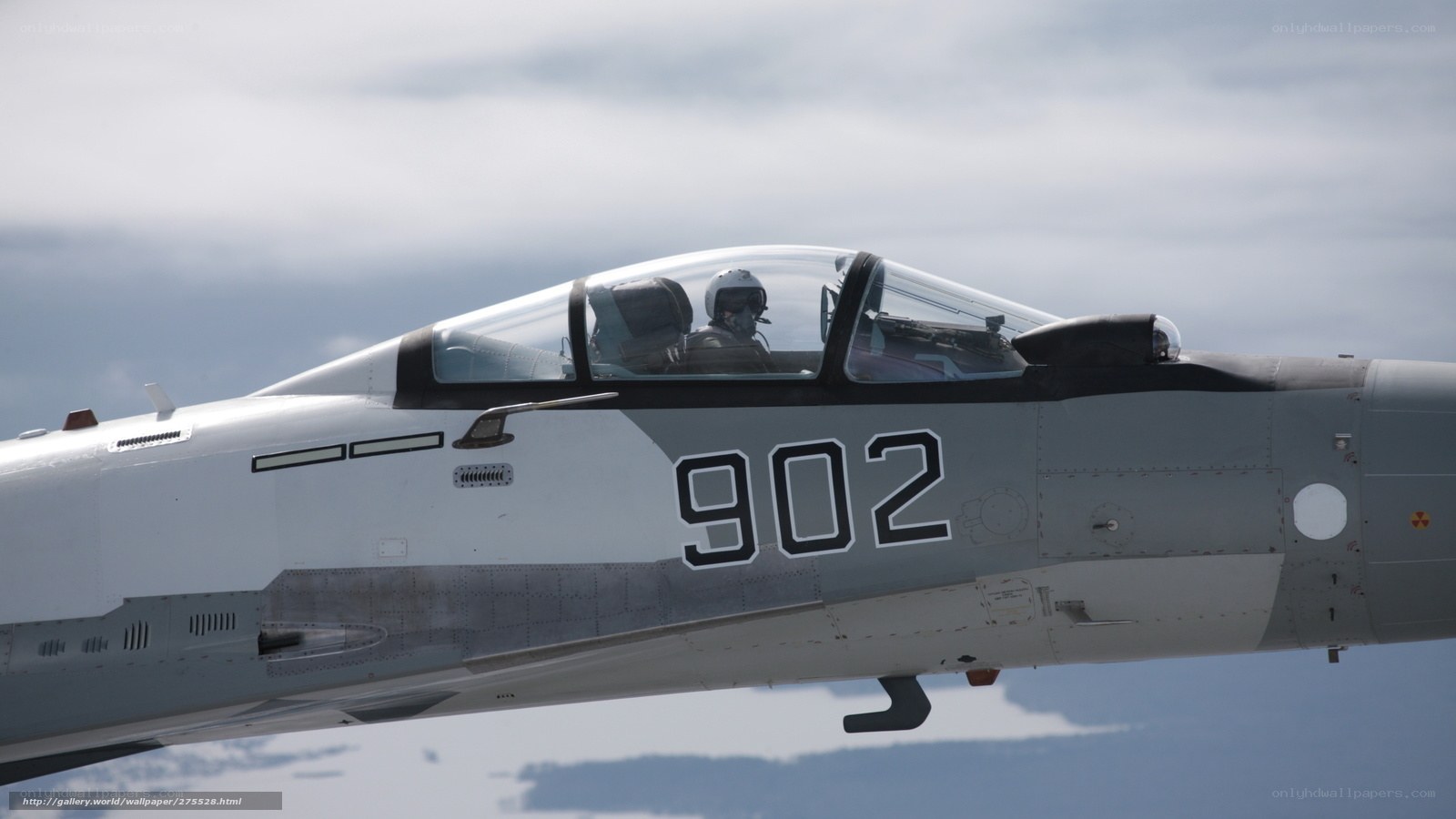 Fighter jet cockpit view