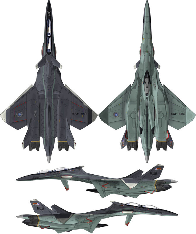 fighter jet concept art