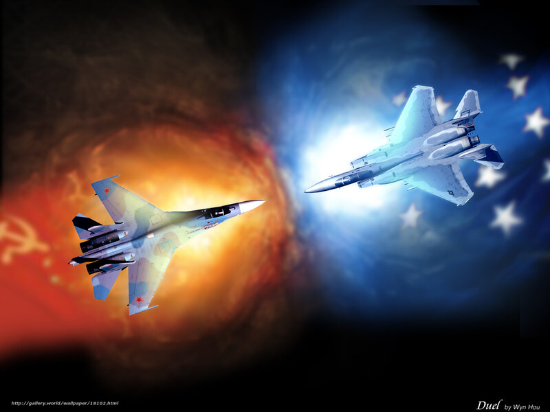 Fighter jet duel