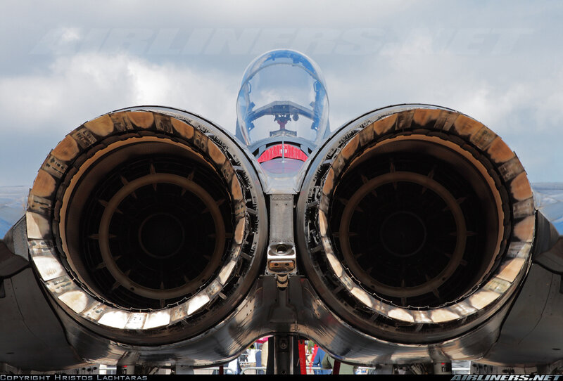 fighter jet engine exhaust