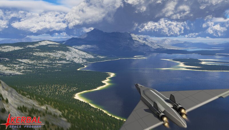 Fighter Jet Flying — Blue, Dramatic, Afternoon, 3d Render