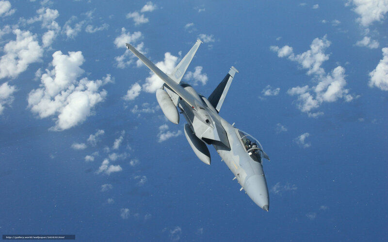 fighter jet in blue sky