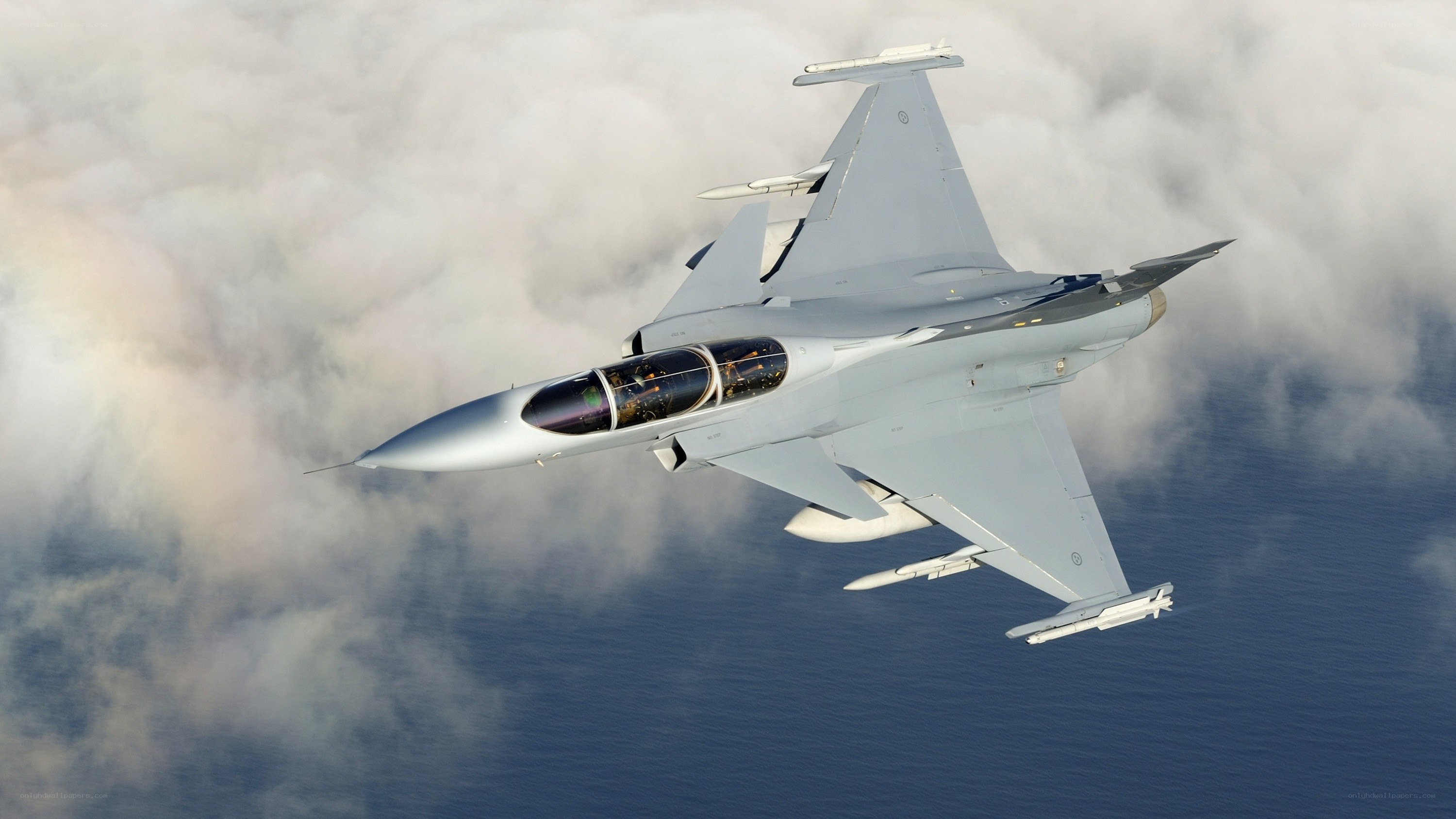 fighter jet in flight