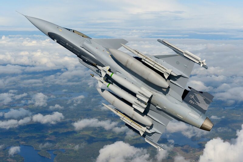 fighter jet in flight