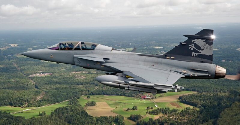 fighter jet in flight