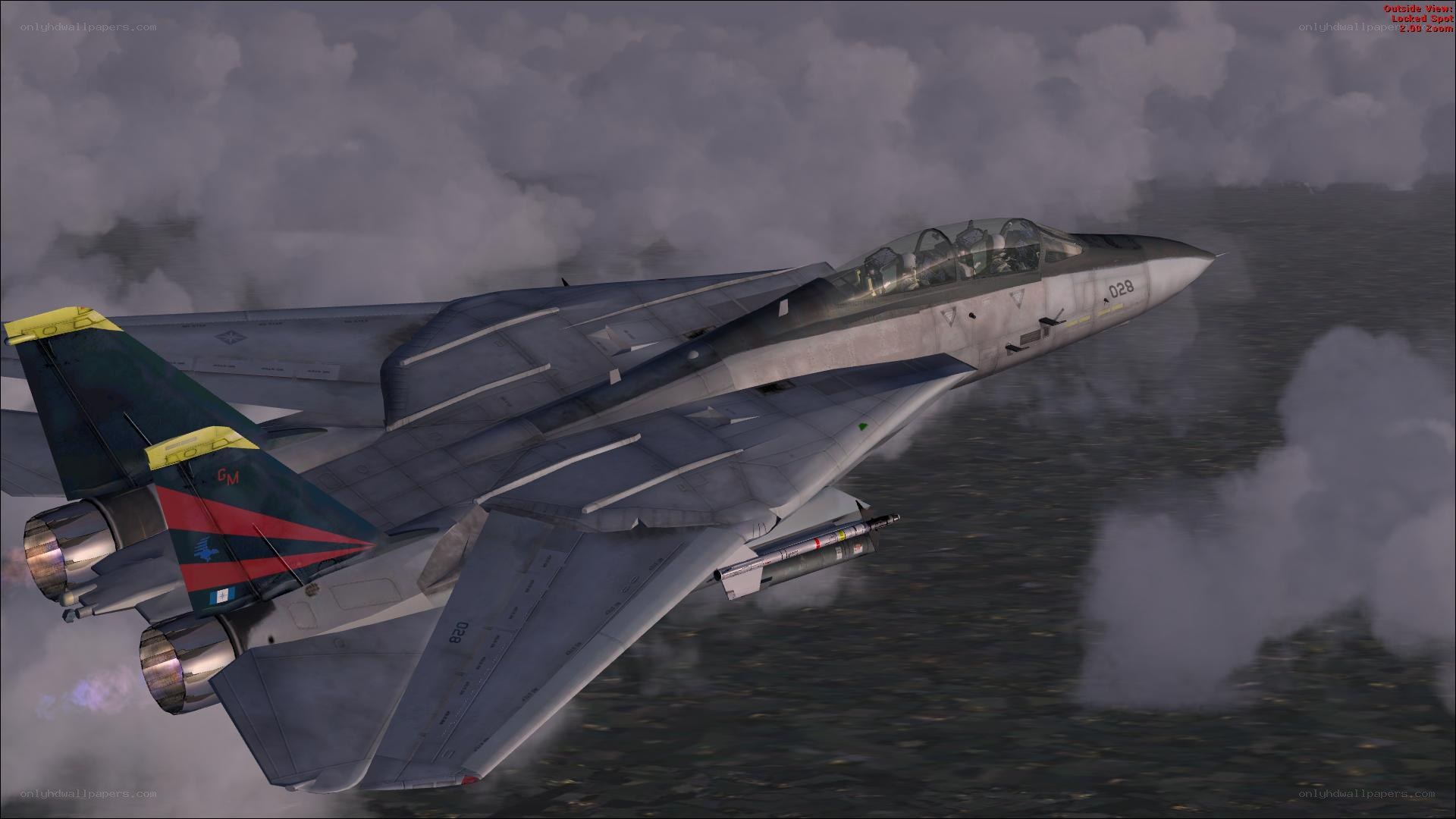 fighter jet in flight
