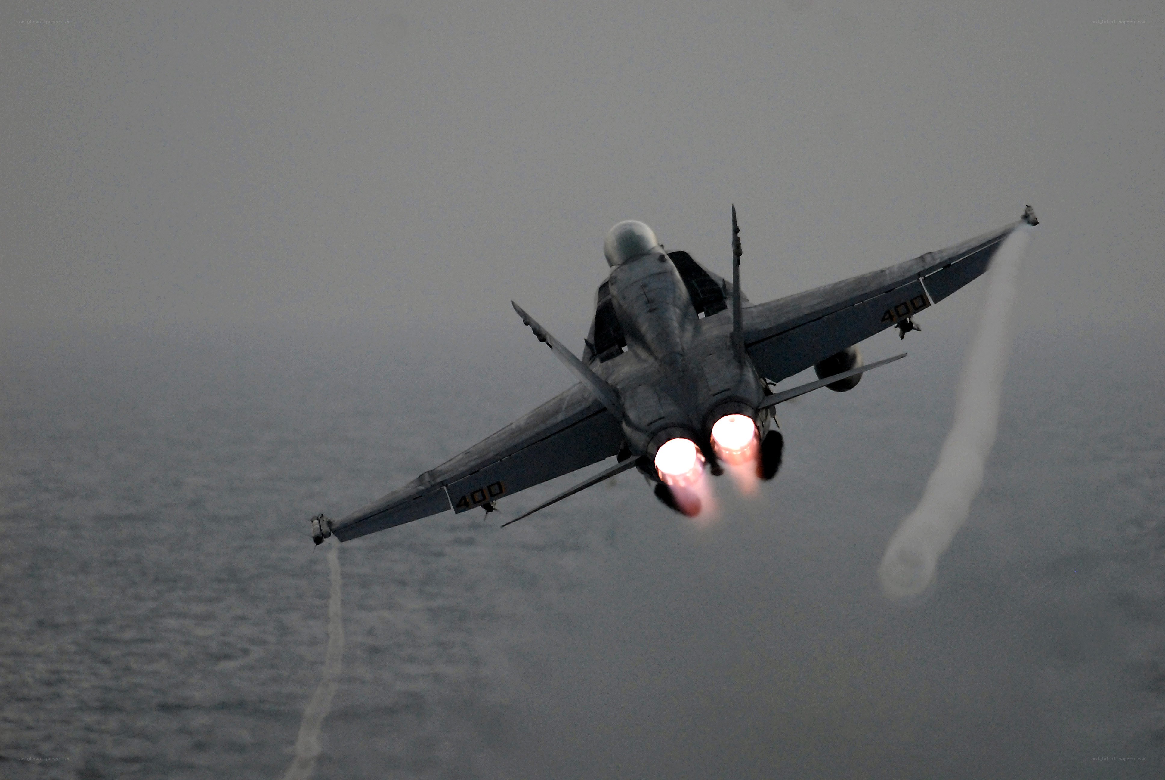 fighter jet in flight