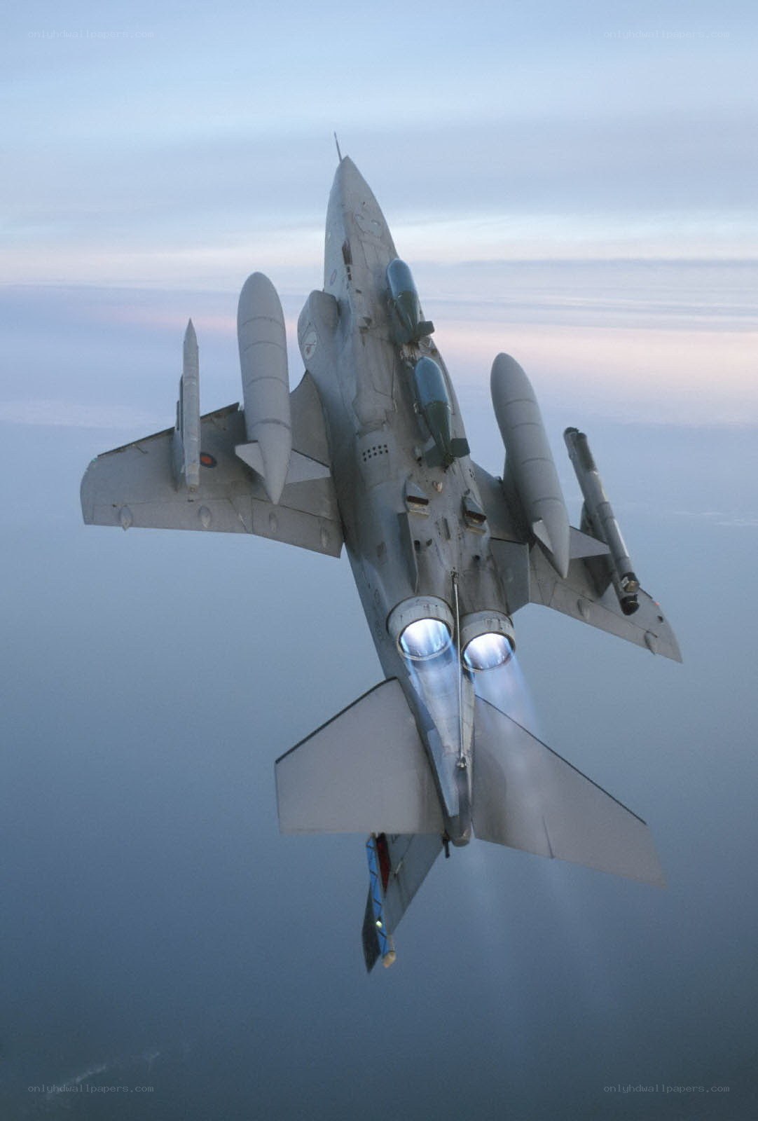 fighter jet in flight