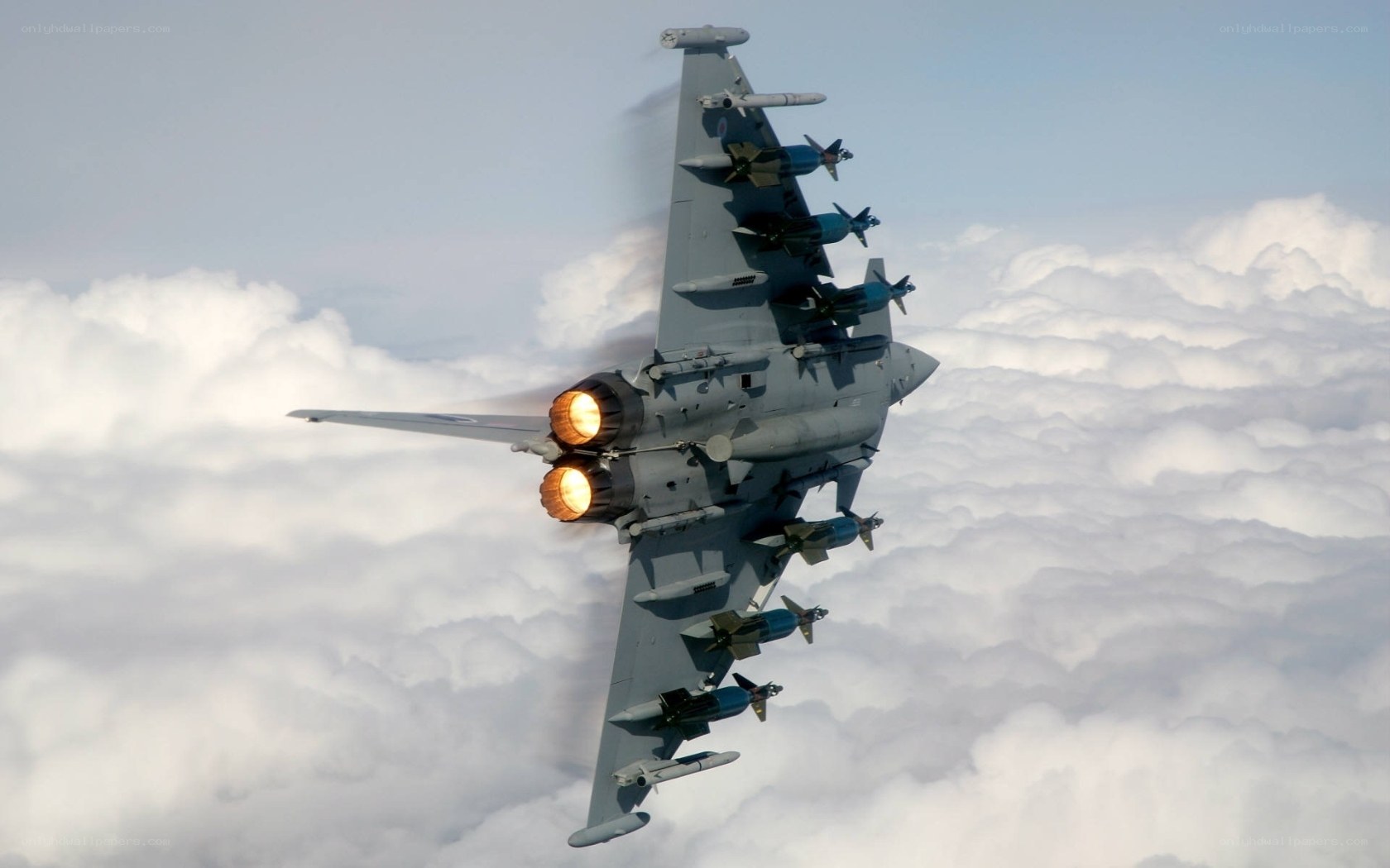 fighter jet in flight