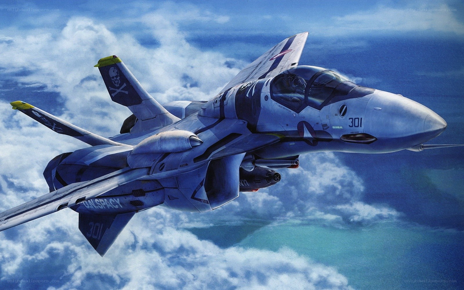 fighter jet in flight
