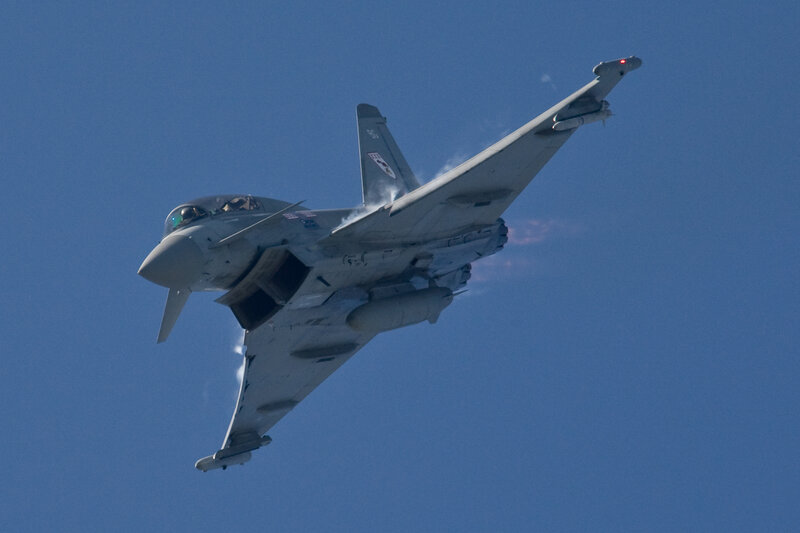 fighter jet in flight