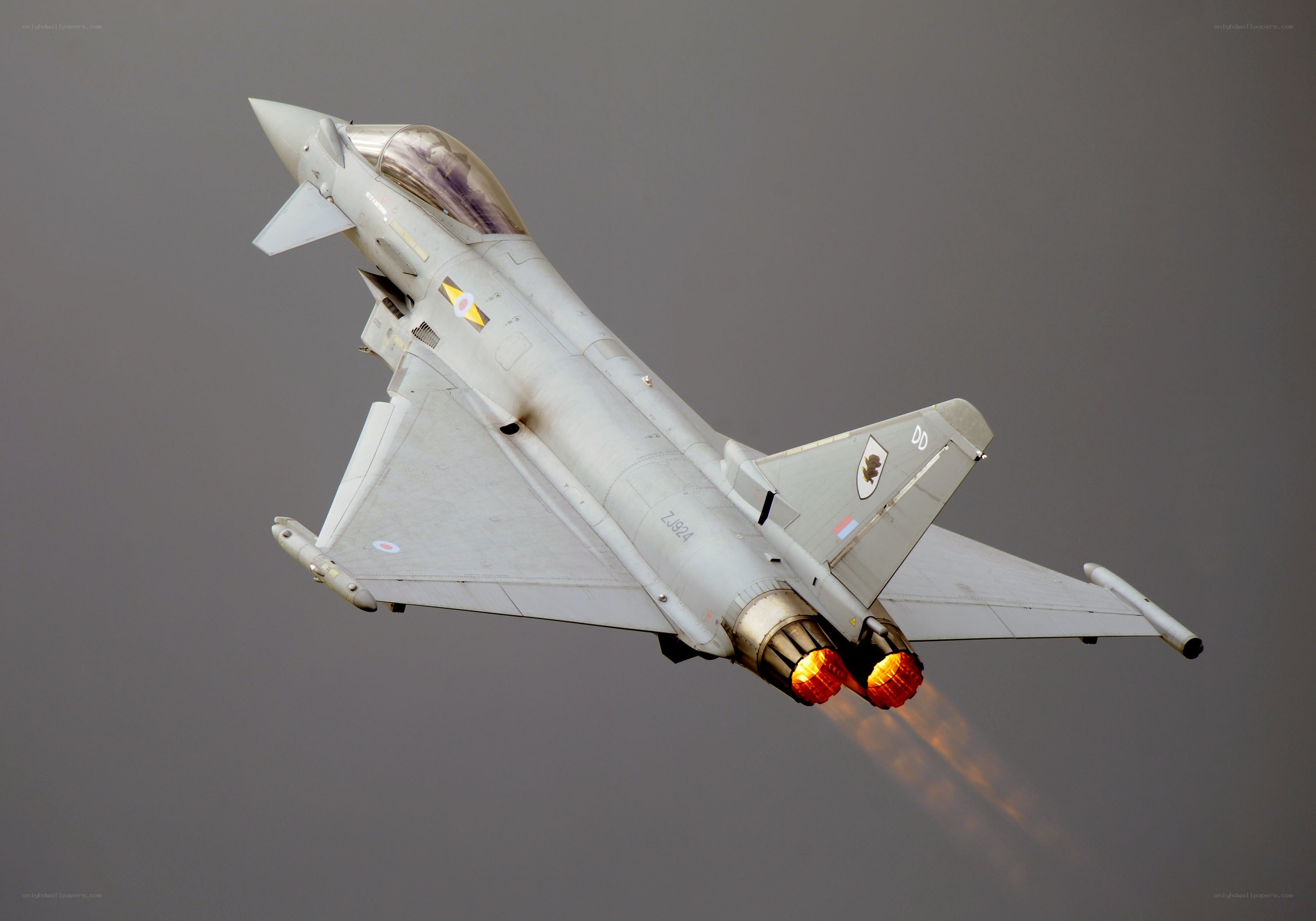 fighter jet in flight