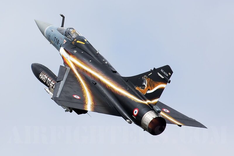 Fighter Jet in Flight — Black, Dynamic, Photograph