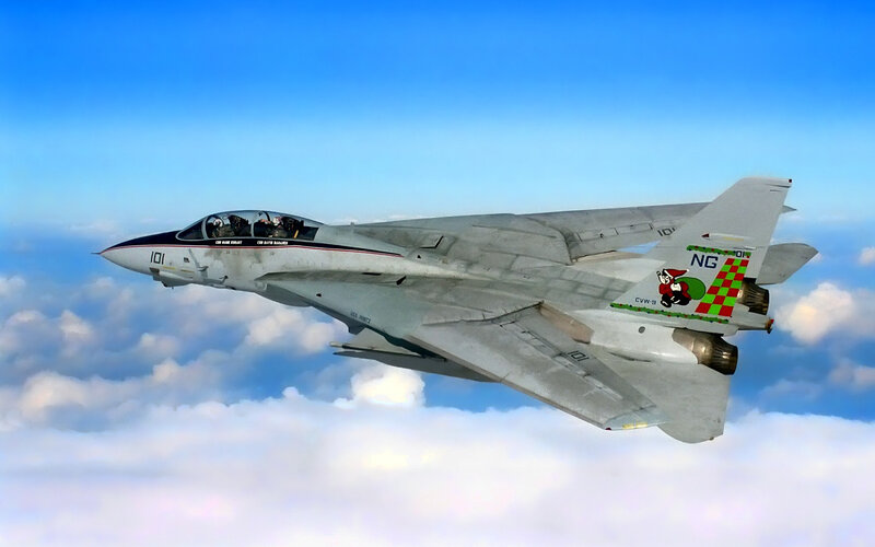 Fighter Jet in Flight — Blue, Serene, Afternoon, Photograph, Clouds, Sky, Pilot
