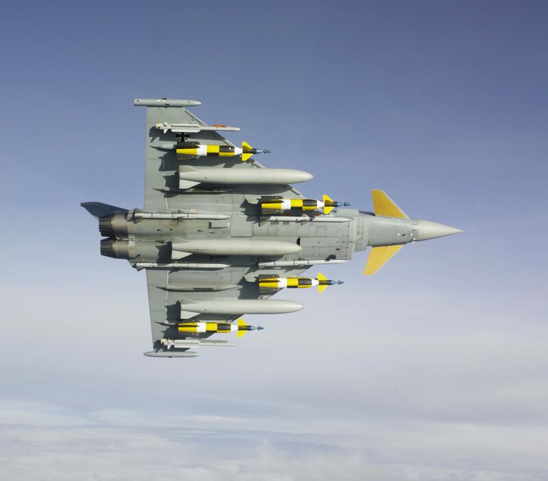 Fighter Jet in Flight — Gray, Aerial, Photograph