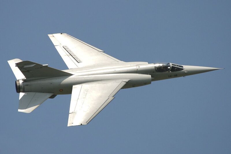 Fighter Jet in Flight — Gray, Clear