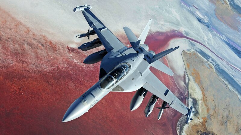 Fighter Jet in Flight — Gray, Dramatic, 3d Render, Missiles