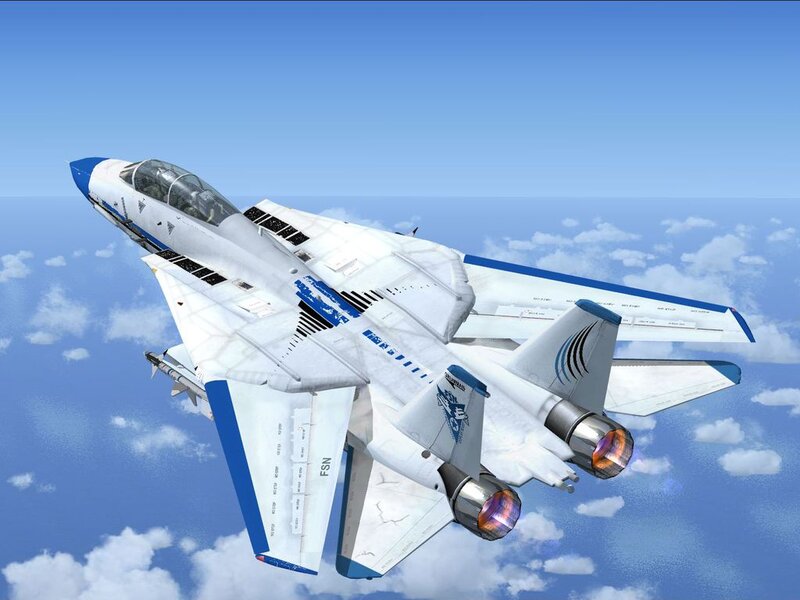 Fighter Jet in Flight — White, Dynamic, Afternoon