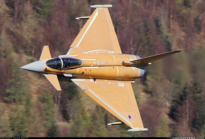 Fighter Jet in Flight — Yellow, Dynamic