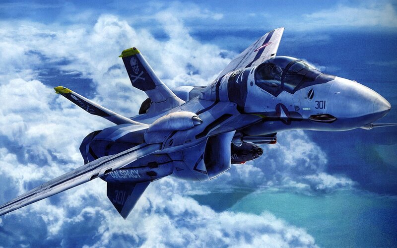 fighter jet in sky